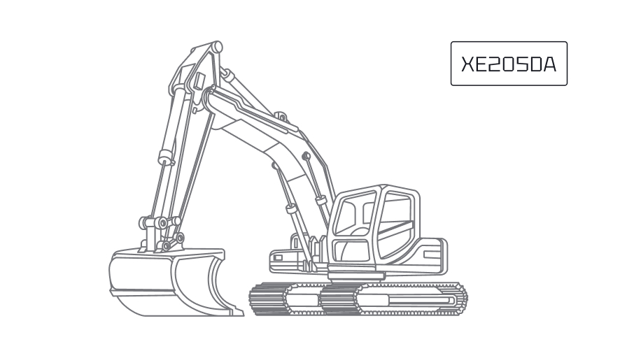 Экскаватор XCMG XE205DA