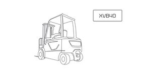 Вилочный погрузчик XCMG XVB40