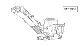 Дорожная фреза XCMG XM1305F