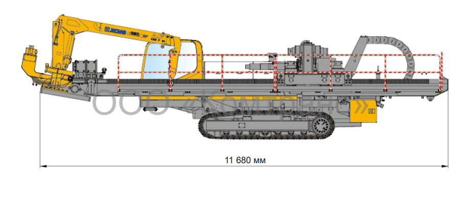 Установка ГНБ XCMG XZ1350E 